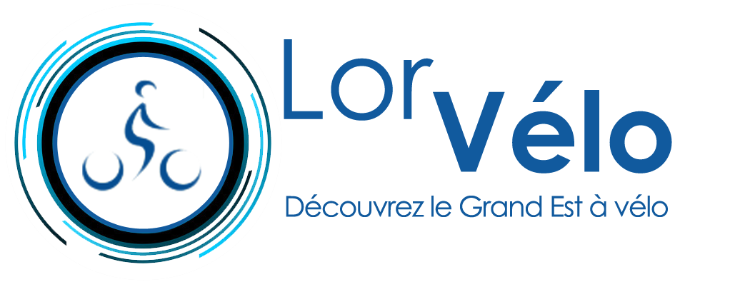 logo du site lorvelo, balades à vélo en lorraine, moselle, luxembourg